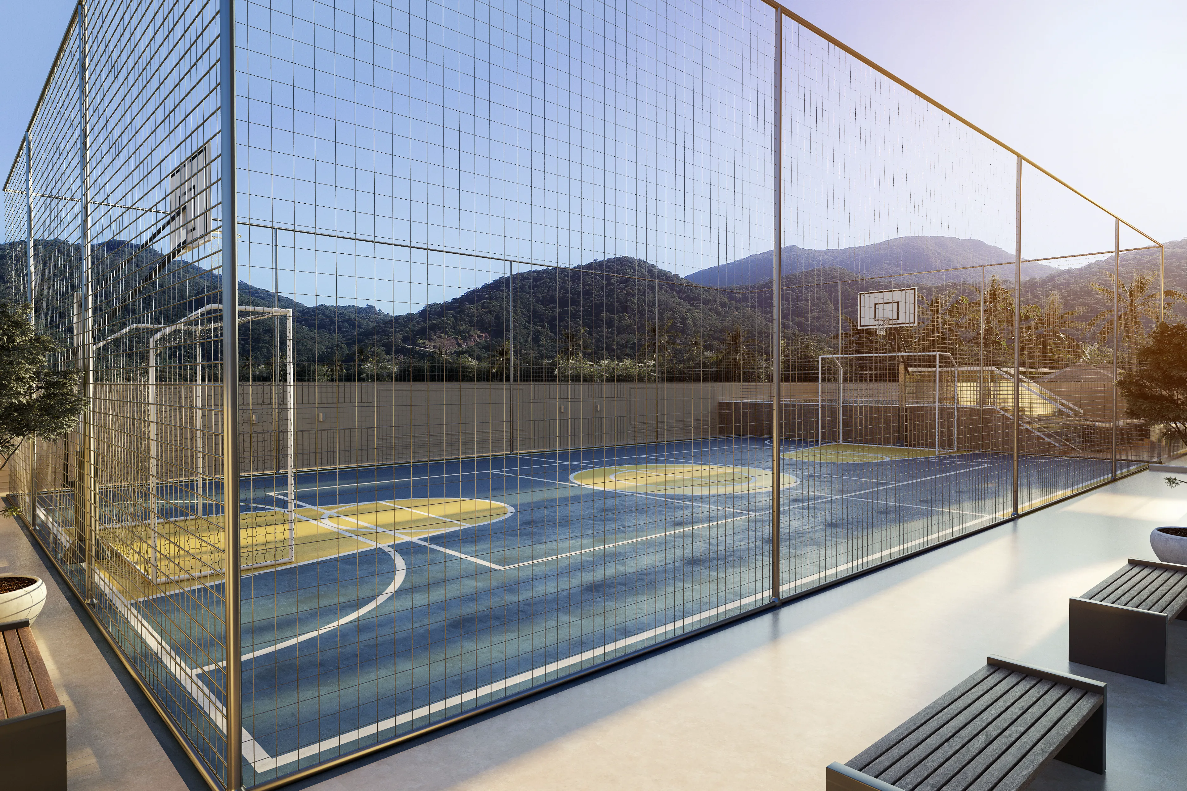 Solar dos Ipês - Quadra poliesportiva