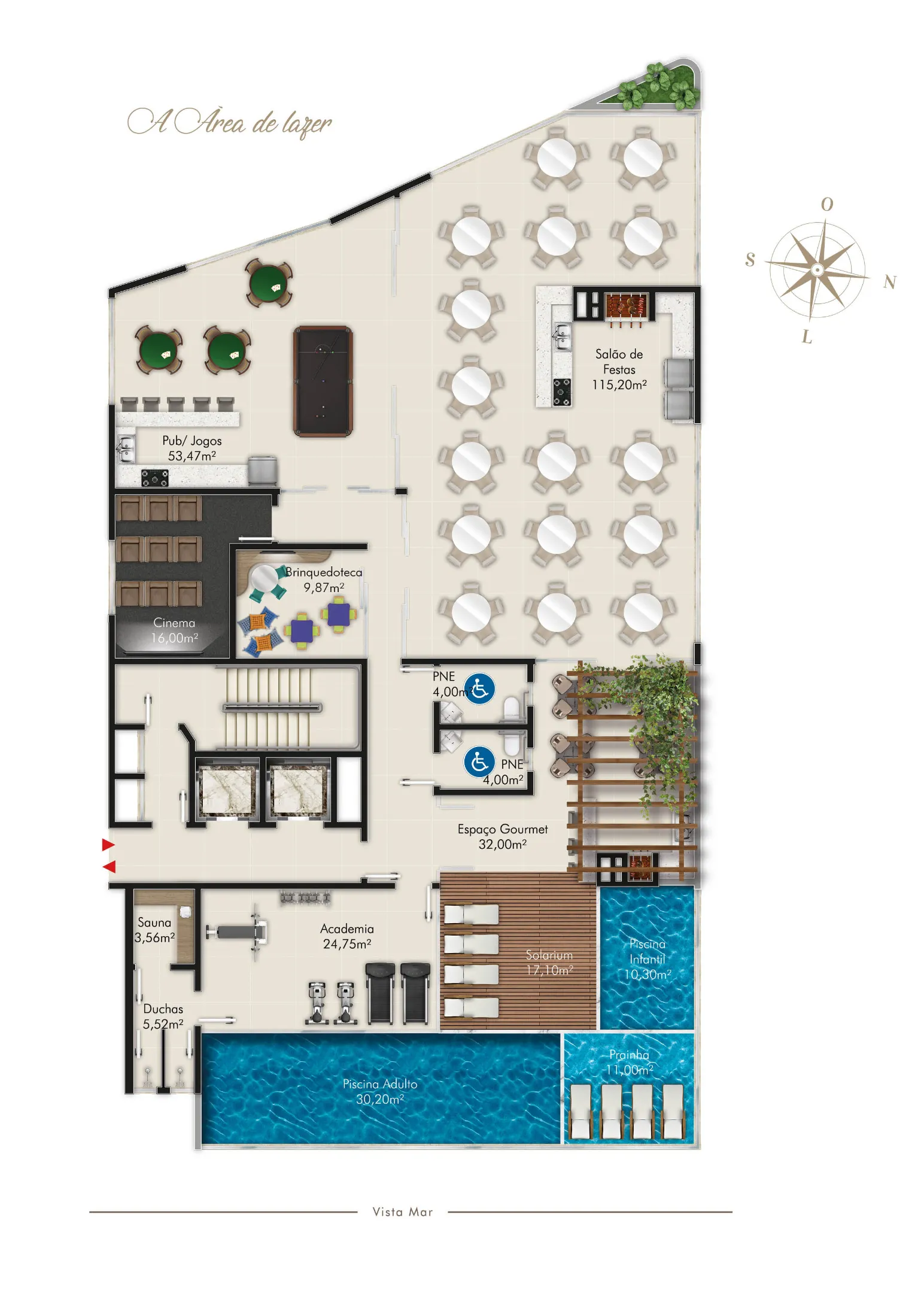 Lady Residence - Área de lazer