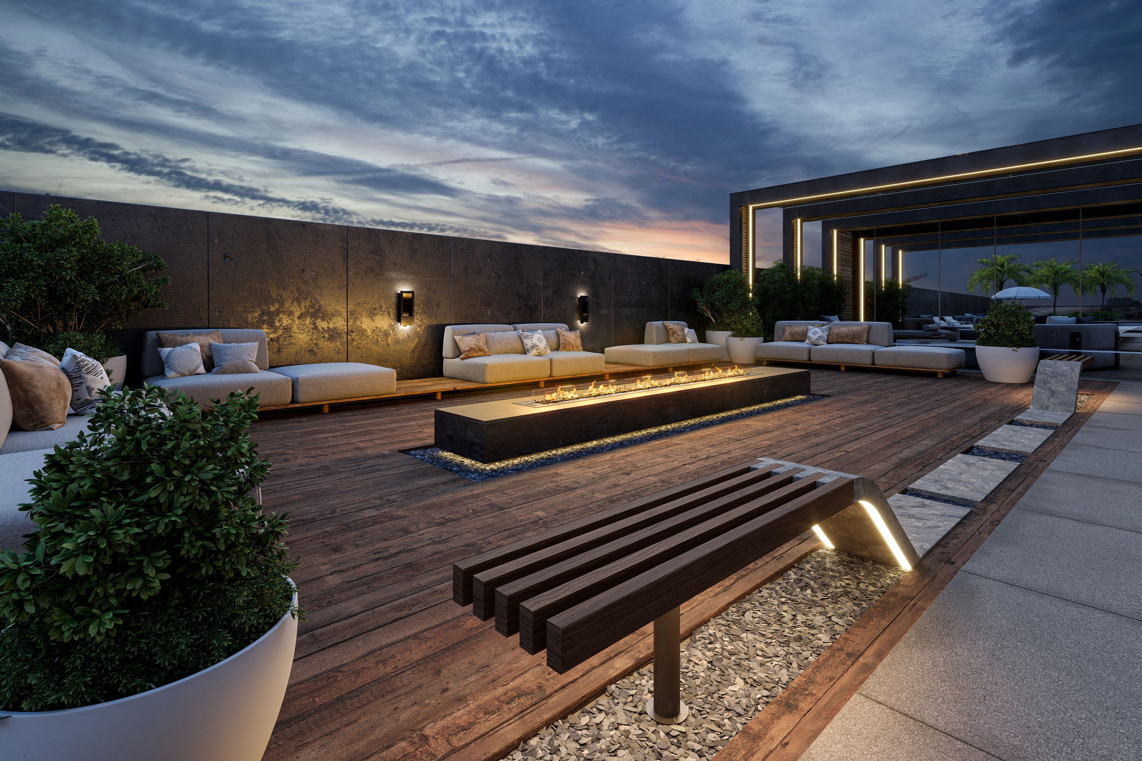 New Port Tower Loft Club - Praça de fogo