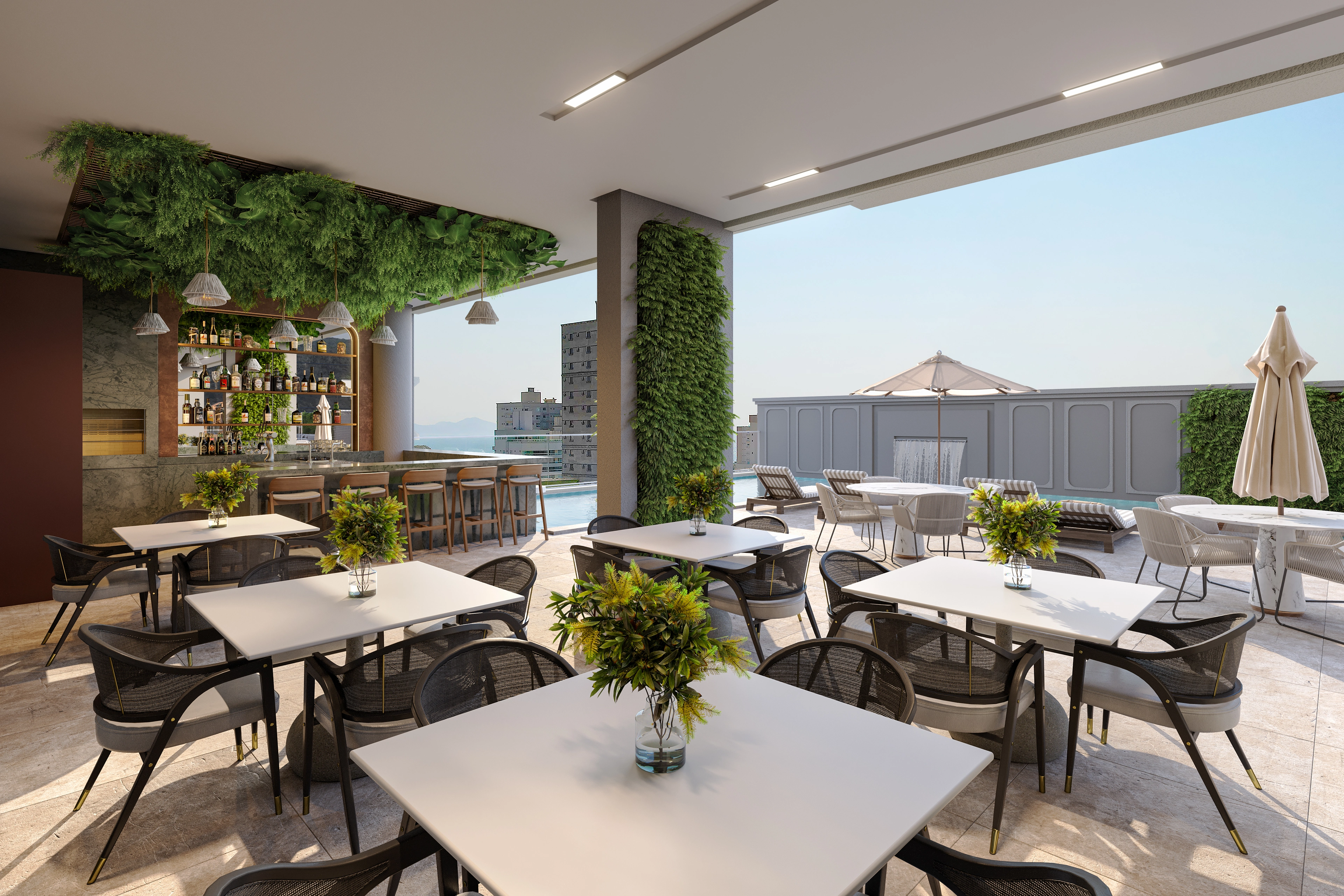 Maravilha Residence - Bar piscina